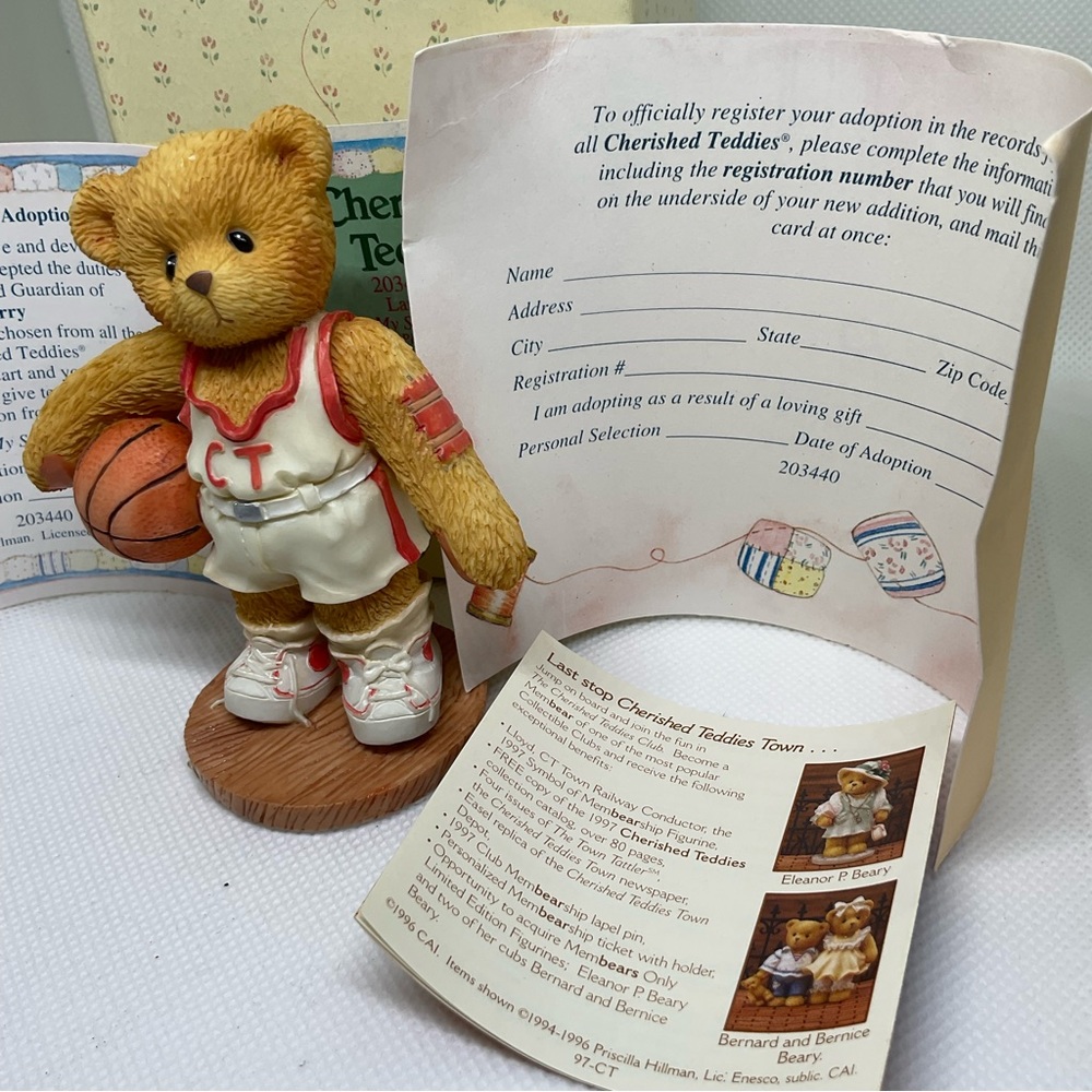 Cherished Teddies Enesco Larry "You're My Shooting Star" Figurine 203440